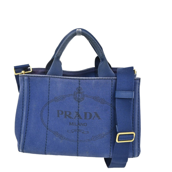 Prada Logo Canapa 2Way Shoulder Hand Bag