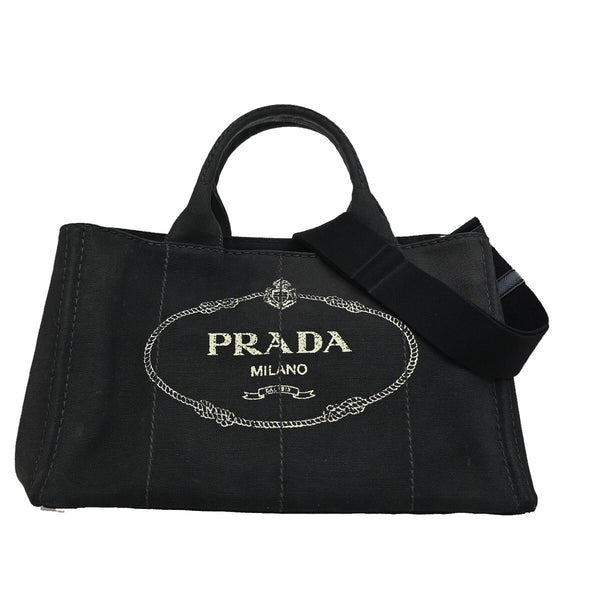 Prada Logo Canapa 2Way Shoulder Hand Bag