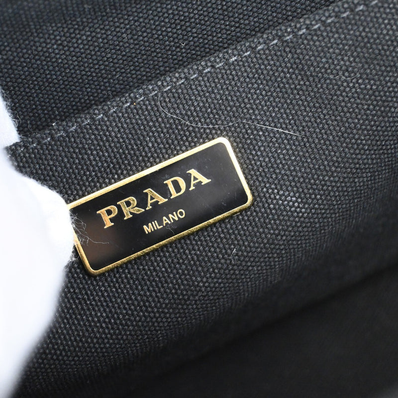 Prada Logo Canapa 2Way Shoulder Hand Bag