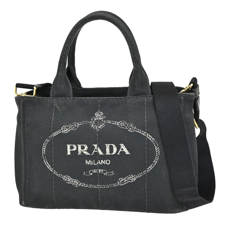Prada Logo Canapa 2Way Shoulder Hand Bag