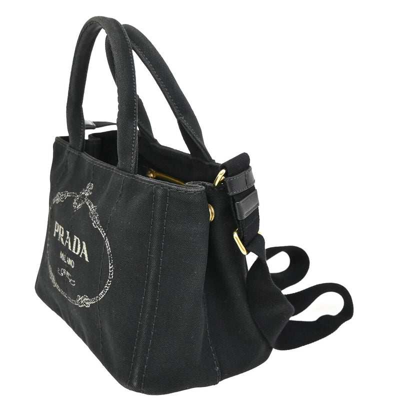 Prada Logo Canapa 2Way Shoulder Hand Bag