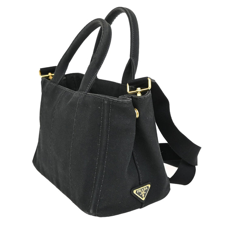 Prada Logo Canapa 2Way Shoulder Hand Bag