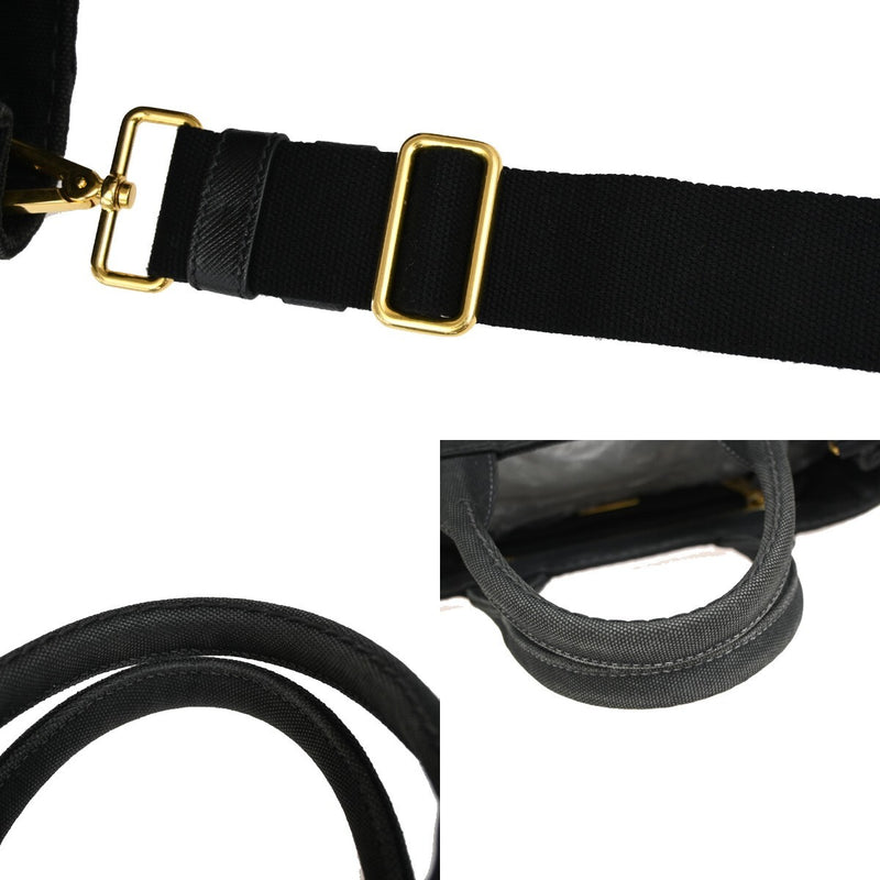 Prada Logo Canapa 2Way Shoulder Hand Bag