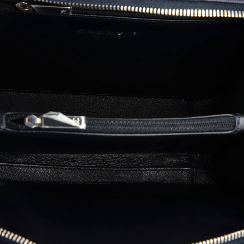 Chanel Filigree Vanity Case Quilted