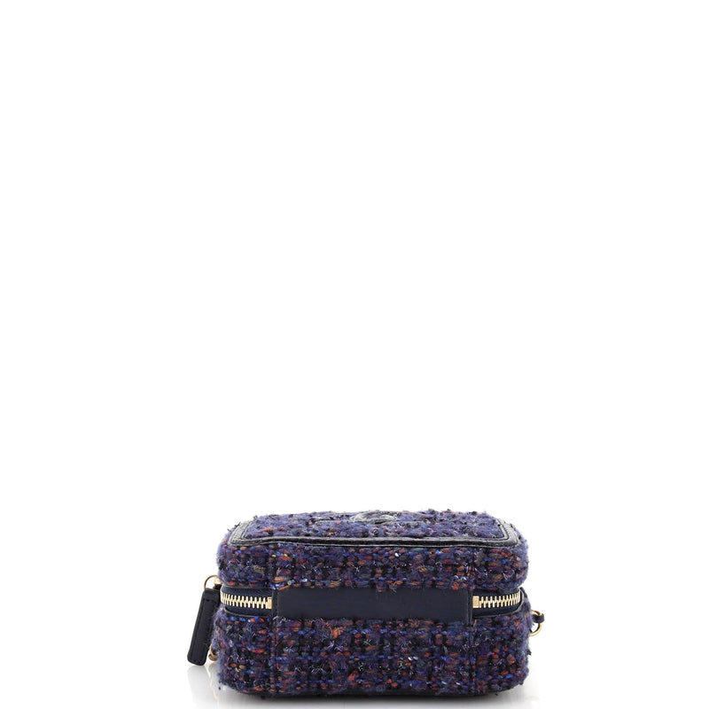 Chanel Filigree Vanity Case Quilted