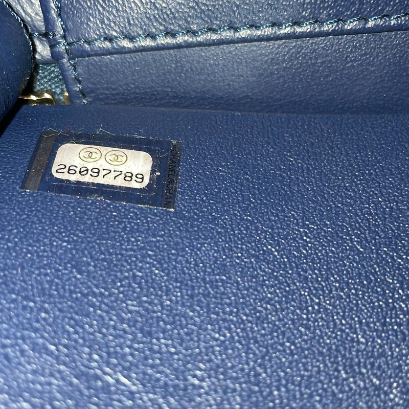 Chanel Filigree Vanity Case Quilted