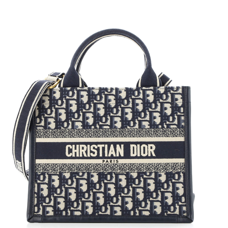 Christian Dior Book Tote With Strap