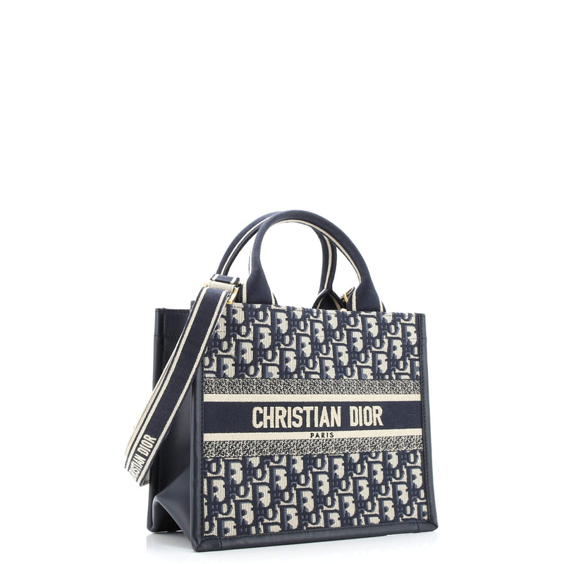 Christian Dior Book Tote With Strap