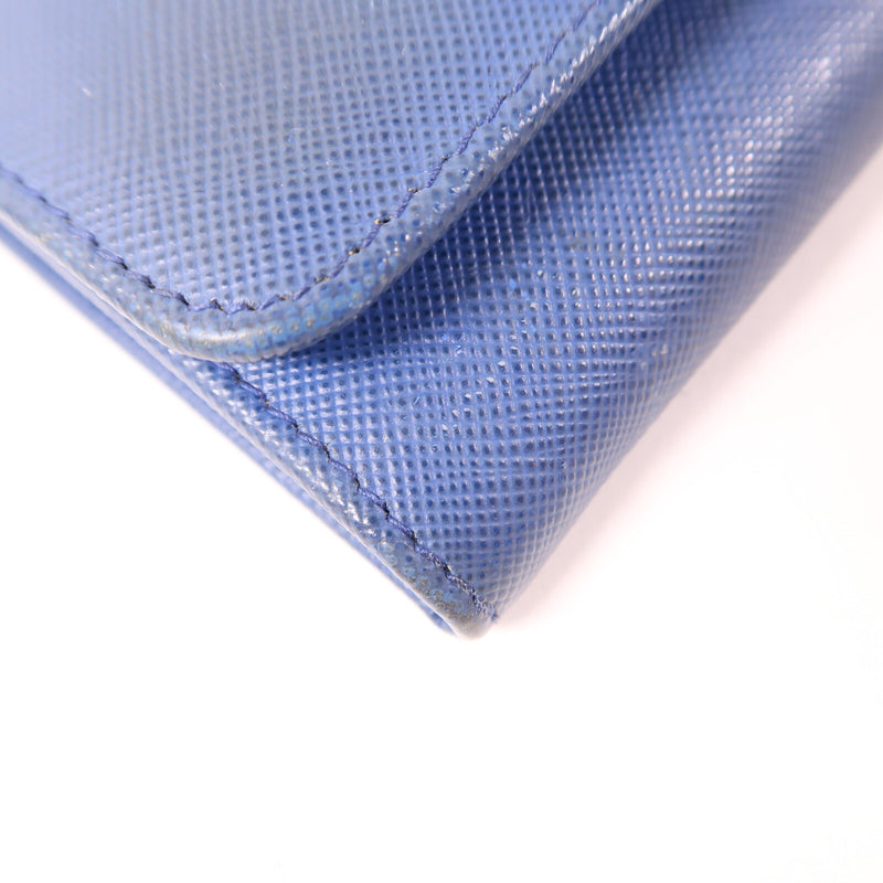 Prada Ghw Long Wallet Calfskin Leather