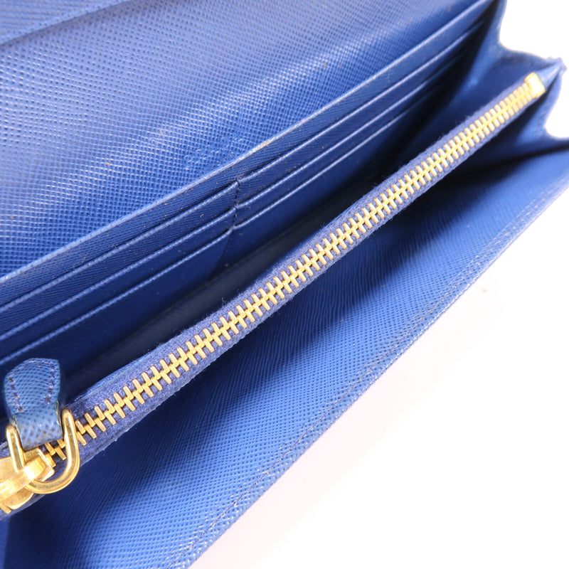 Prada Ghw Long Wallet Calfskin Leather