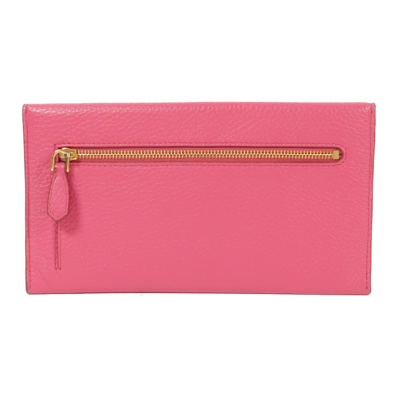 Prada Ghw Envelope Long Wallet Calfskin