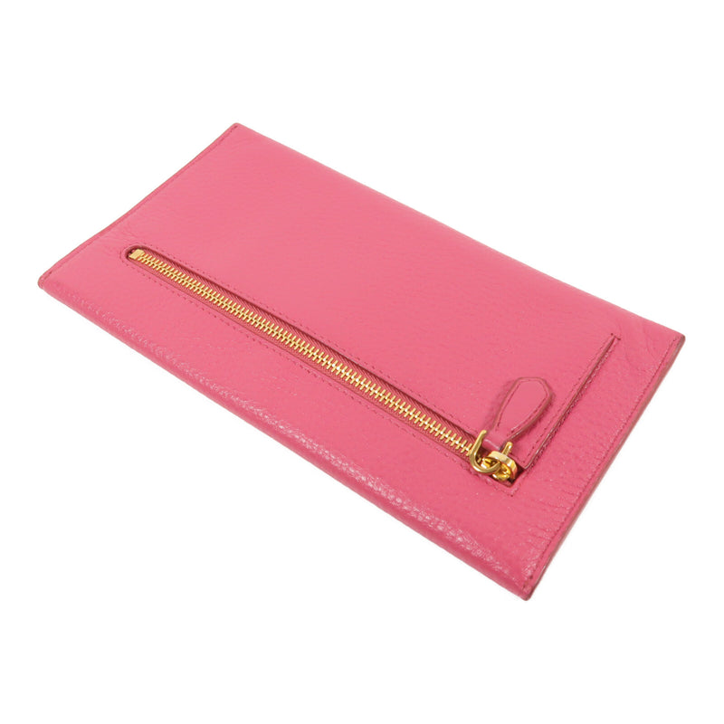 Prada Ghw Envelope Long Wallet Calfskin