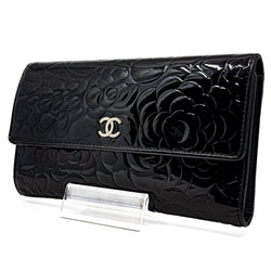 Chanel Camellia Coco Mark Trifold Long