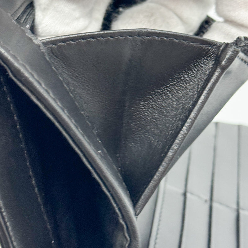Chanel Camellia Coco Mark Trifold Long