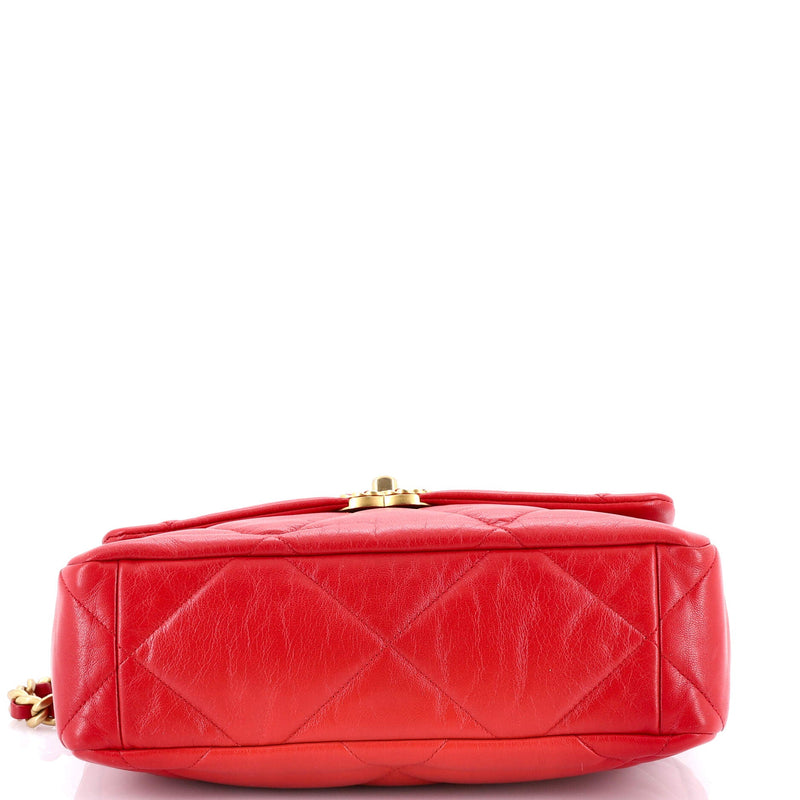 Chanel 19 Flap Bag Quilted Leather Large