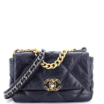 Chanel 19 Flap Bag Quilted Leather