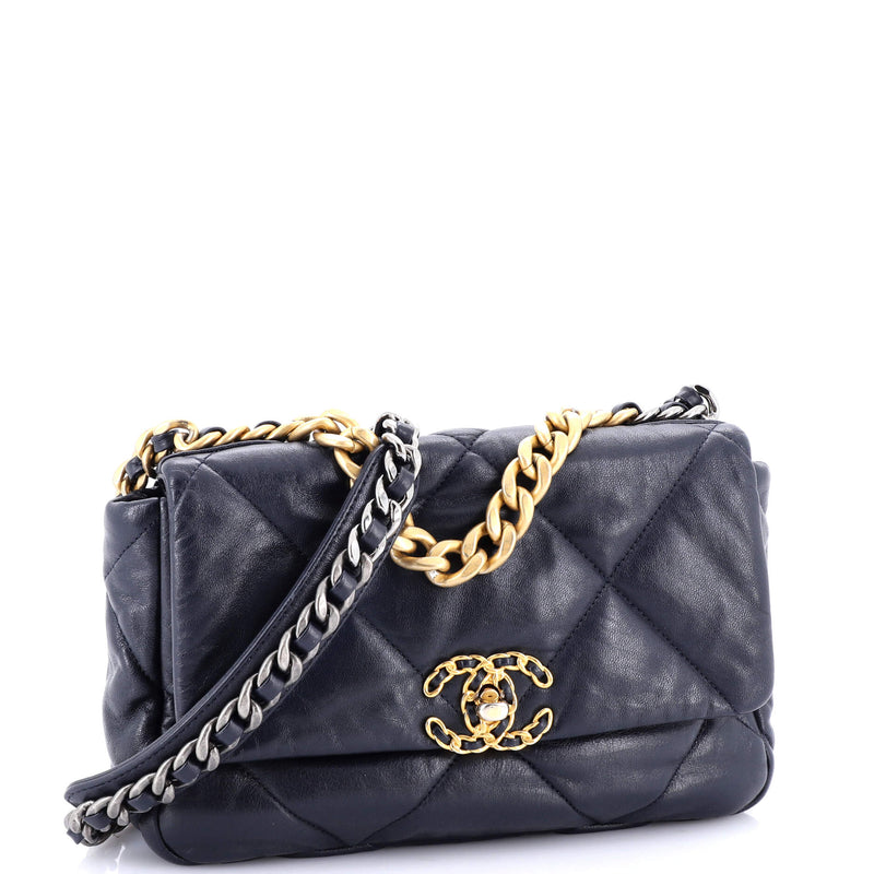 Chanel 19 Flap Bag Quilted Leather