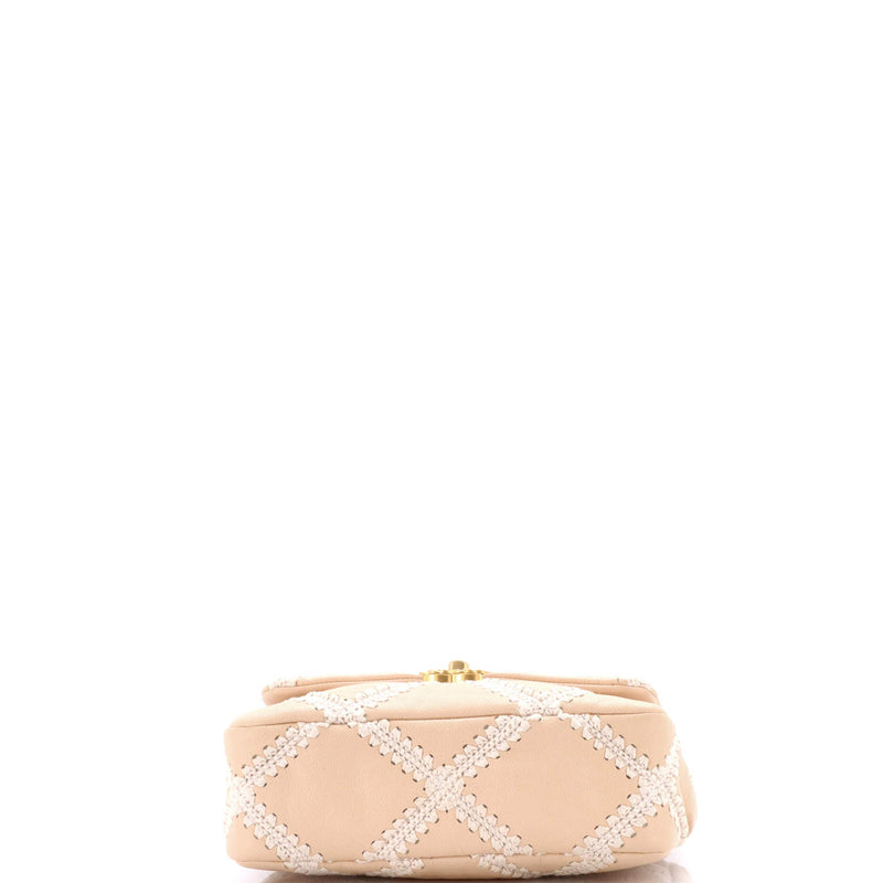 Chanel 19 Flap Bag Crochet Quilted