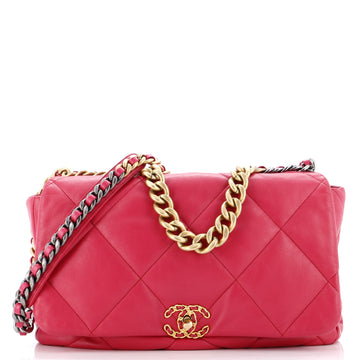 Chanel 19 Flap Bag Quilted Leather Maxi