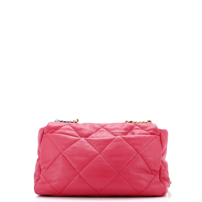 Chanel 19 Flap Bag Quilted Leather Maxi