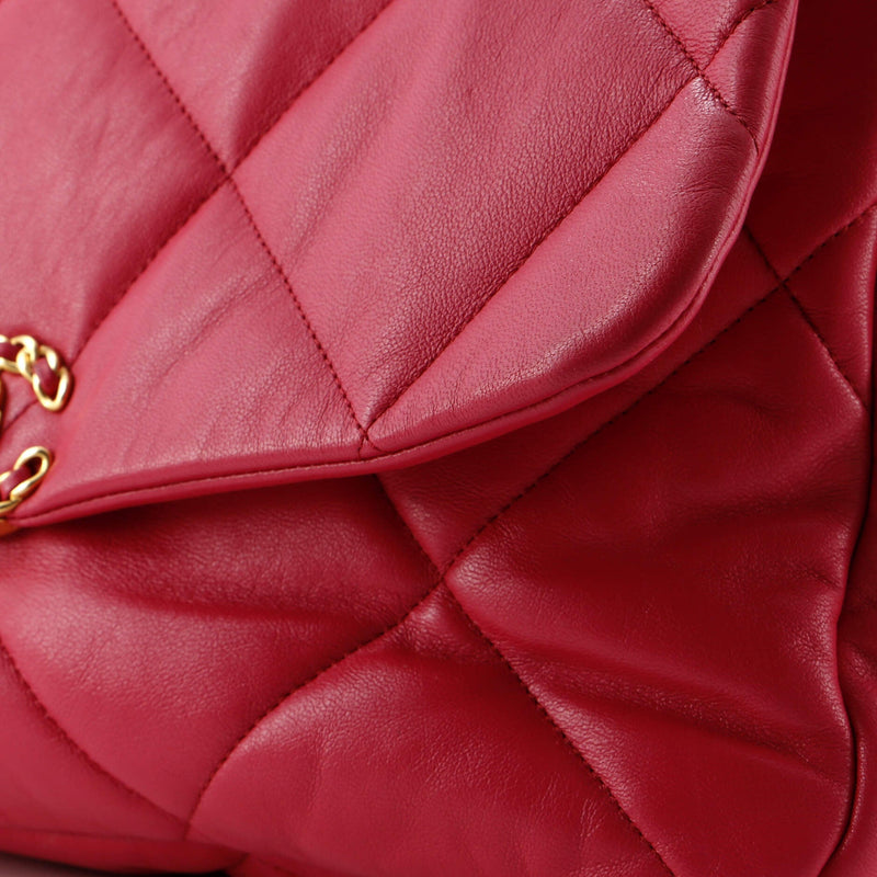 Chanel 19 Flap Bag Quilted Leather Maxi