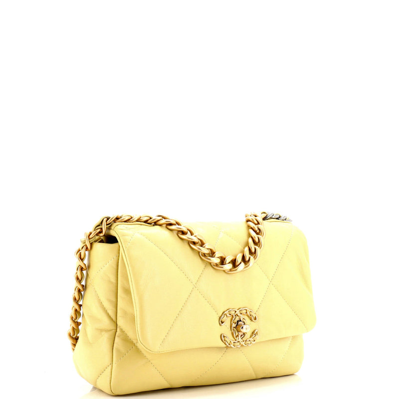 Chanel 19 Flap Bag Quilted Leather