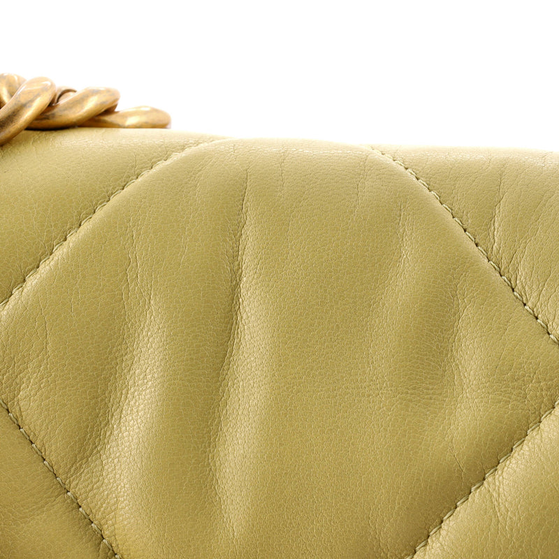 Chanel 19 Flap Bag Quilted Leather