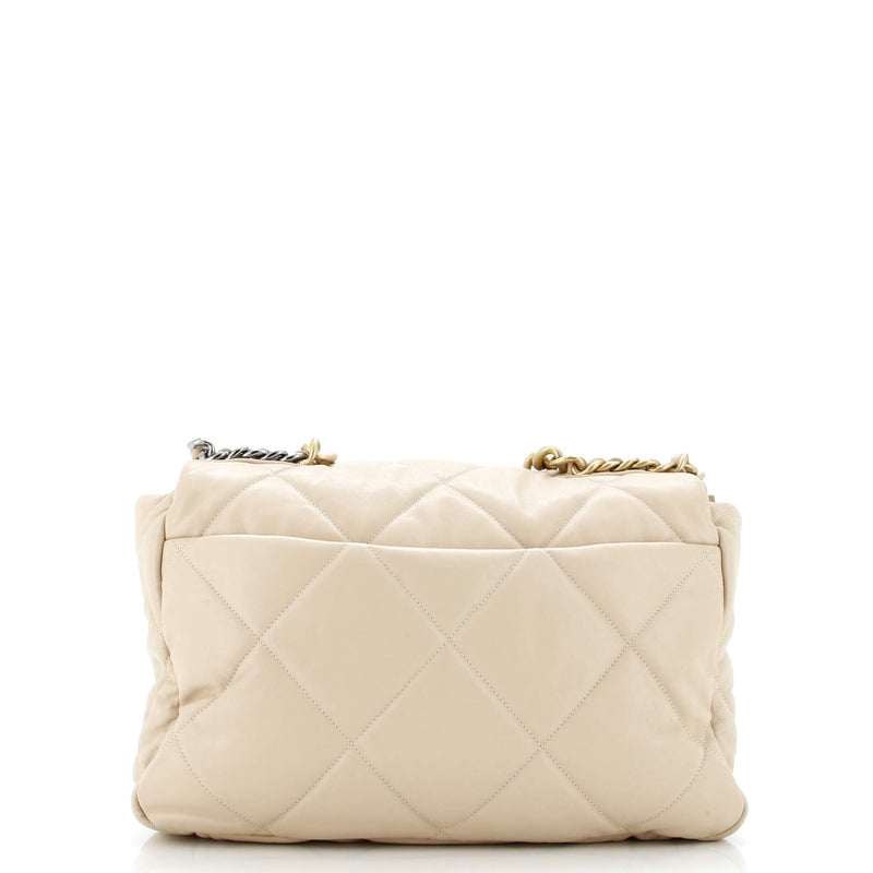 Chanel 19 Flap Bag Quilted Leather Maxi
