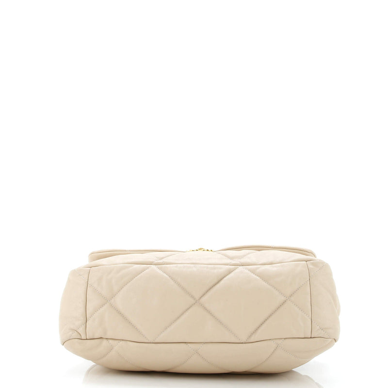 Chanel 19 Flap Bag Quilted Leather Maxi