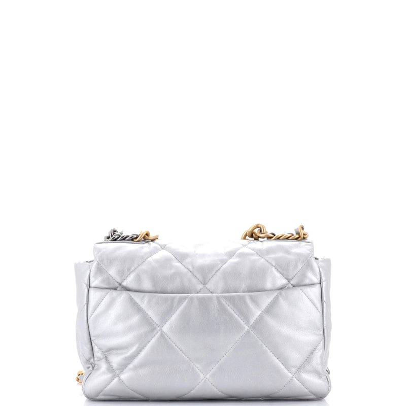 Chanel 19 Flap Bag Quilted Leather Large