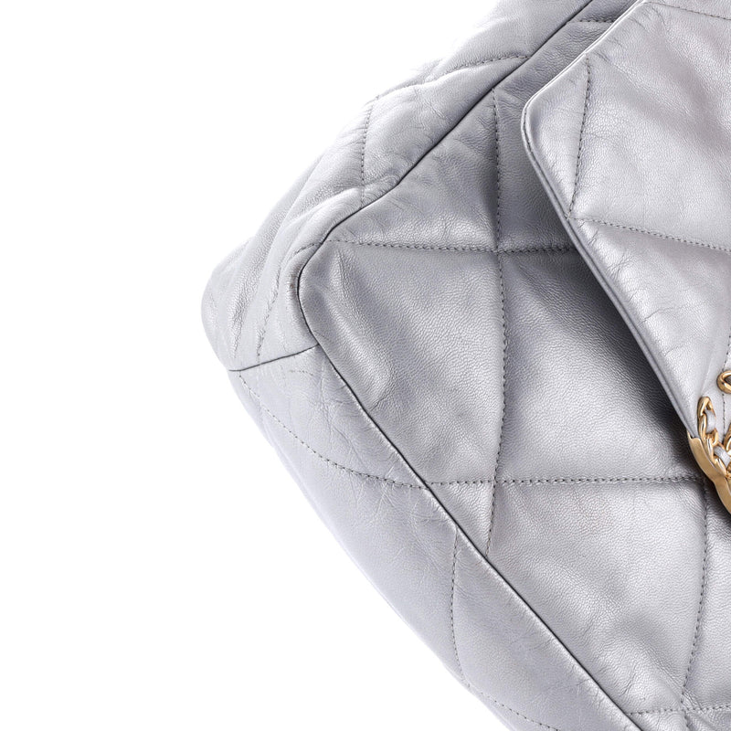 Chanel 19 Flap Bag Quilted Leather Large