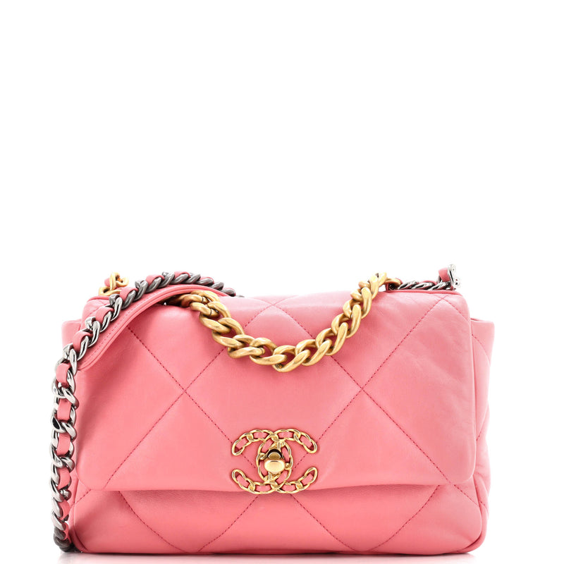 Chanel 19 Flap Bag Quilted Leather