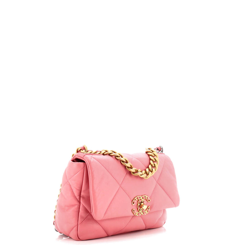 Chanel 19 Flap Bag Quilted Leather