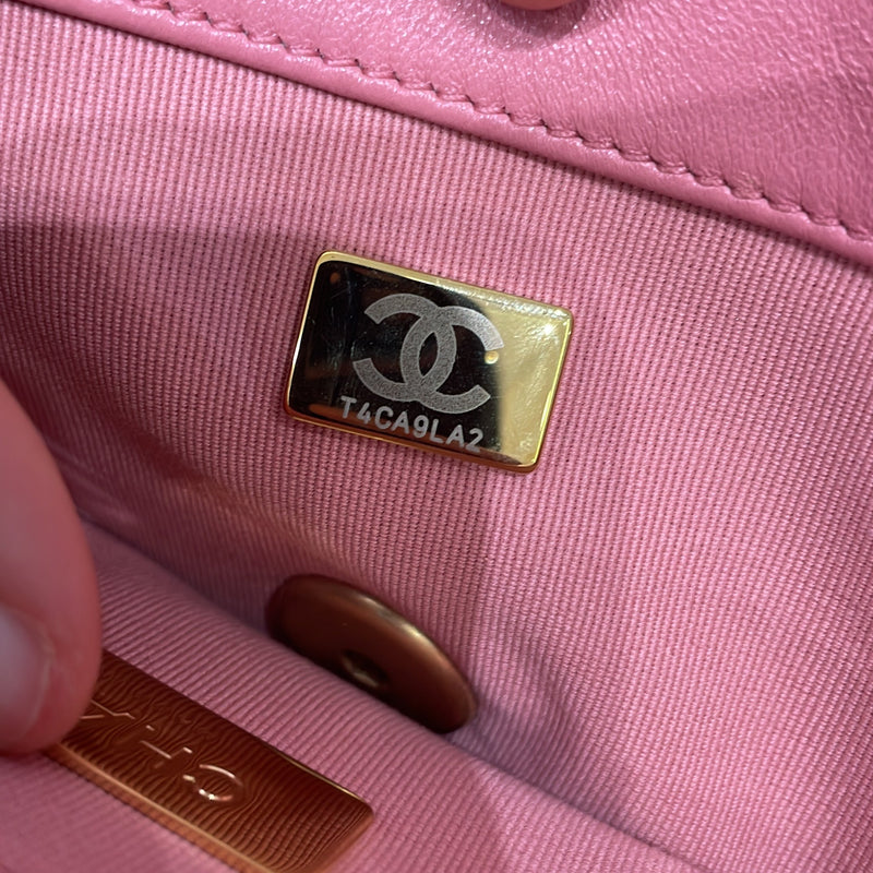 Chanel 19 Flap Bag Quilted Leather