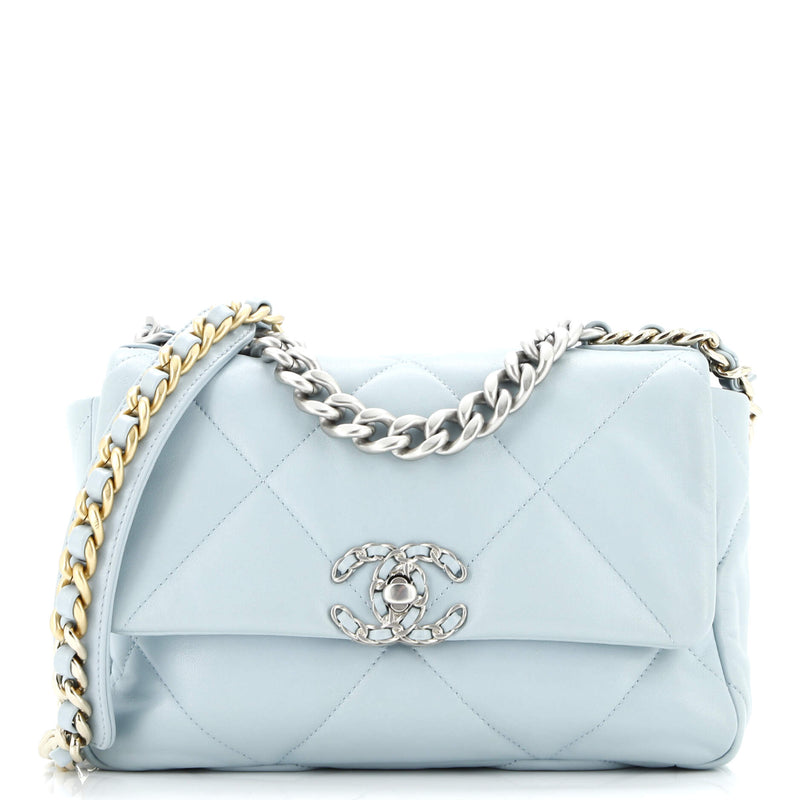 Chanel 19 Flap Bag Quilted Leather