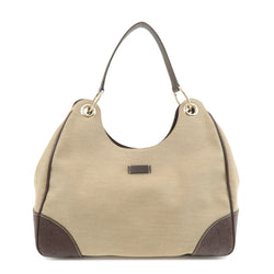 Gucci Canvas Leather Shoulder Bag