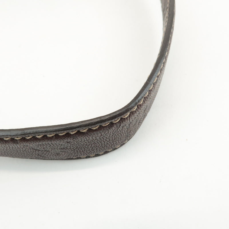 Gucci Canvas Leather Shoulder Bag