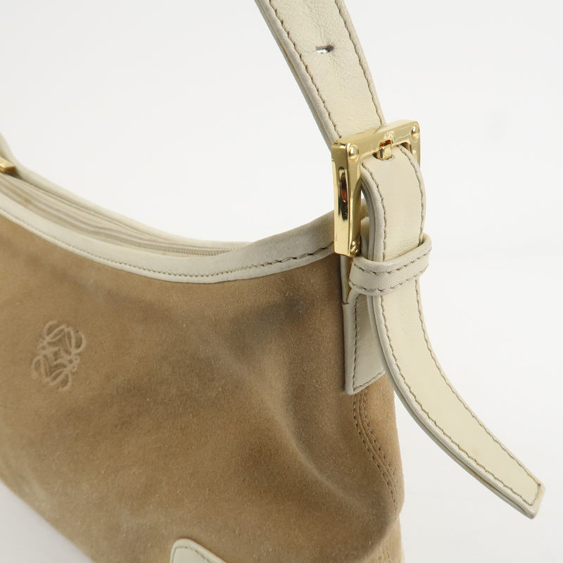 Loewe Anagram Leather Suede