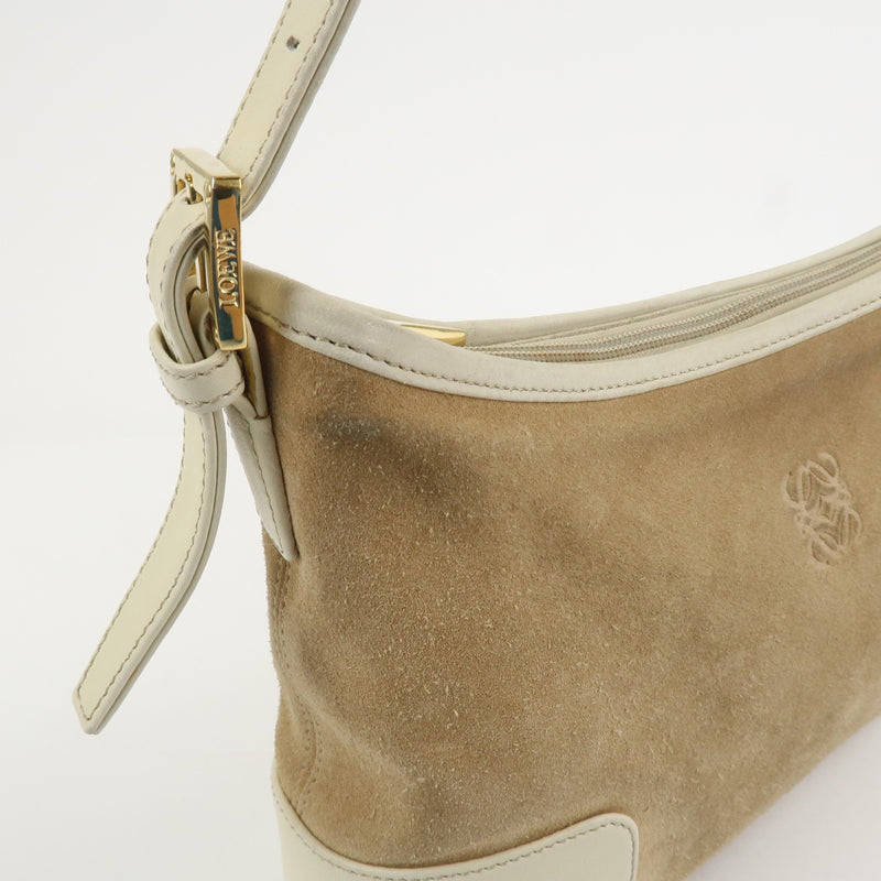 Loewe Anagram Leather Suede
