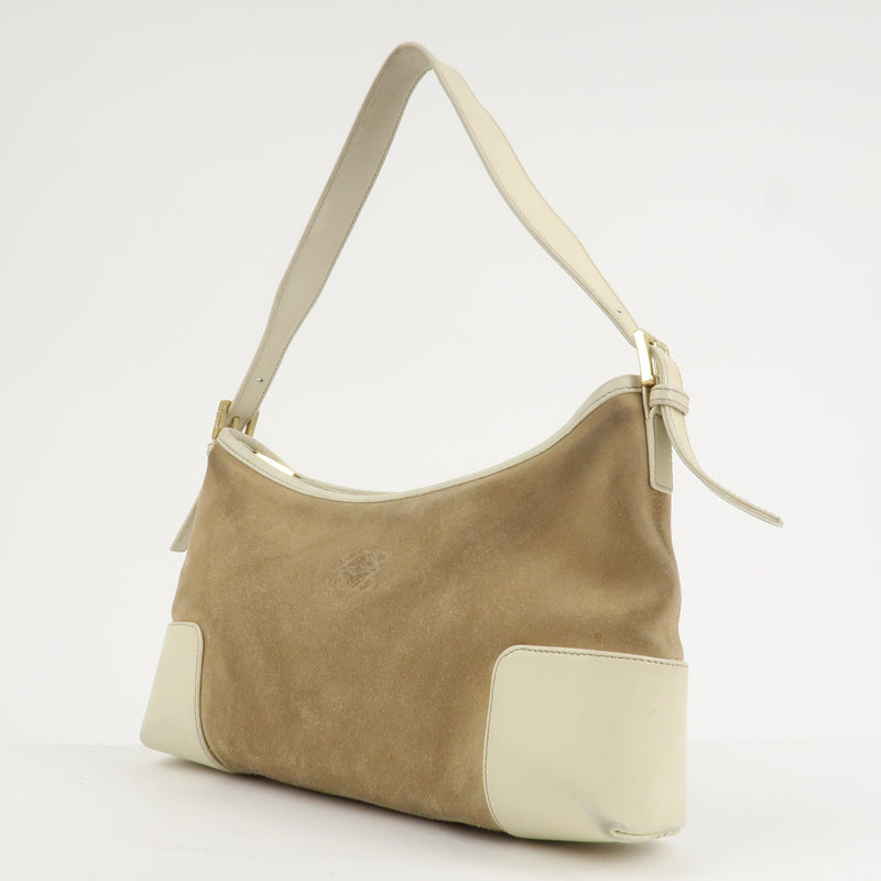 Loewe Anagram Leather Suede