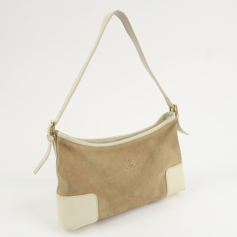 Loewe Anagram Leather Suede