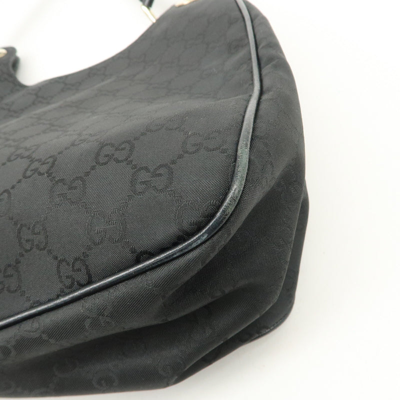 Gucci Gg Nylon Leather Shoulder Bag