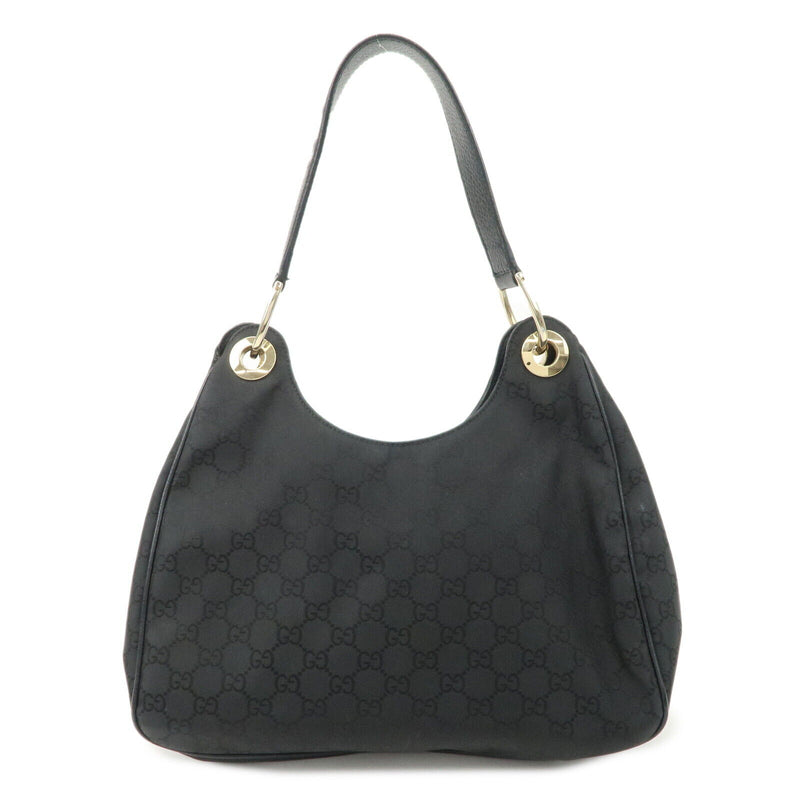 Gucci Gg Nylon Leather Shoulder Bag