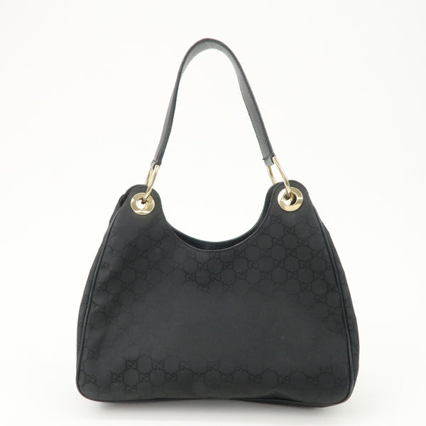 Gucci Gg Nylon Leather Shoulder Bag