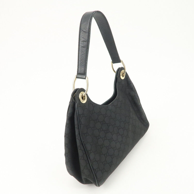 Gucci Gg Nylon Leather Shoulder Bag