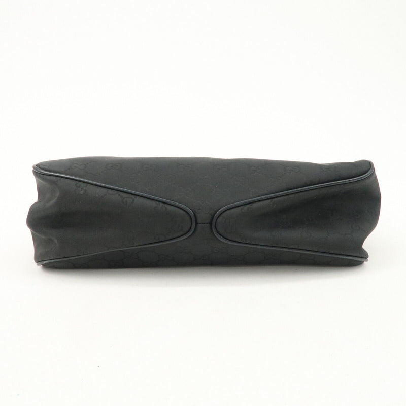 Gucci Gg Nylon Leather Shoulder Bag