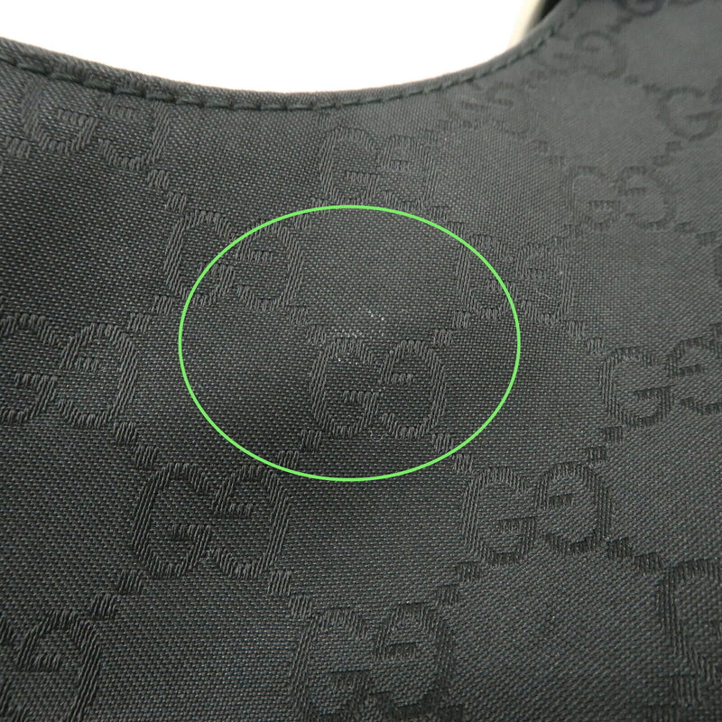 Gucci Gg Nylon Leather Shoulder Bag