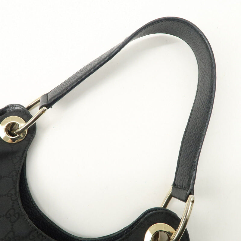 Gucci Gg Nylon Leather Shoulder Bag