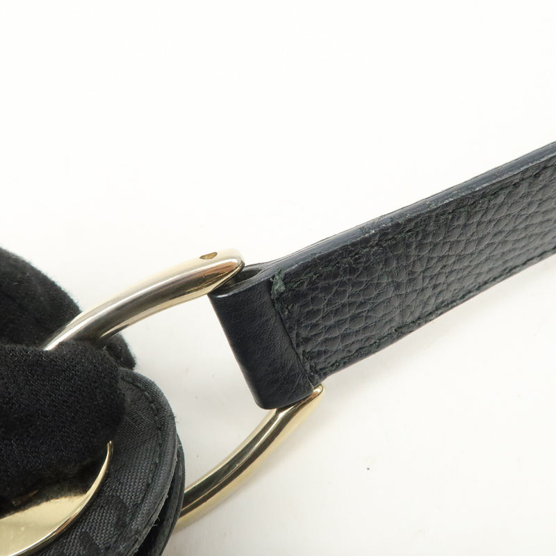 Gucci Gg Nylon Leather Shoulder Bag