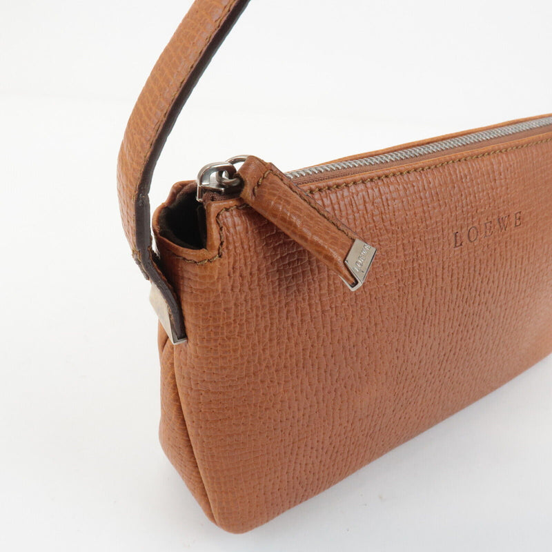 Loewe Logo Leather Shoulder Bag